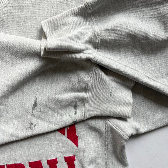 Vintage 90s Nebraska Football Champion Reverse Weave Sweatshirt University USA - Picture 9 of 10